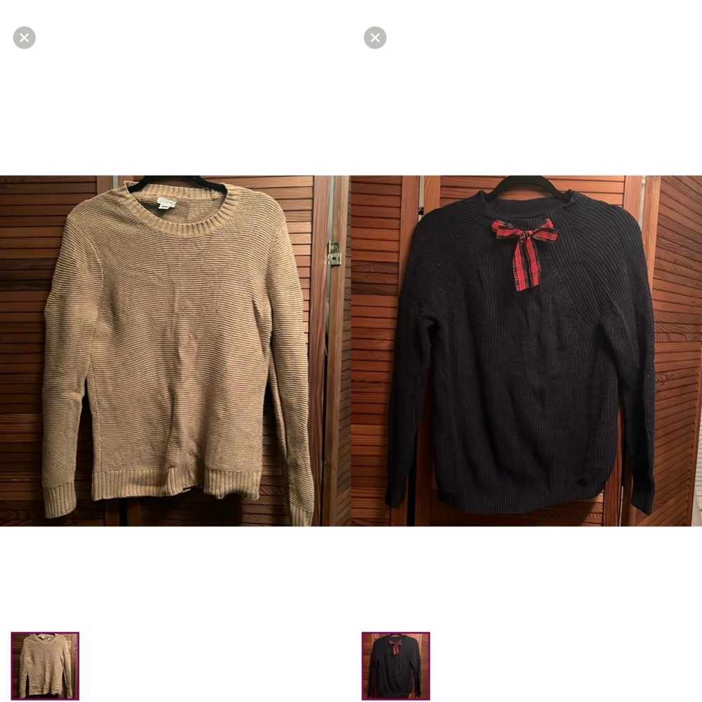 Bundle - 2 j crew sweaters